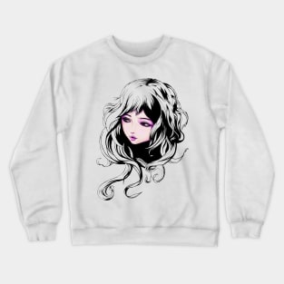 Curly Girl Crewneck Sweatshirt